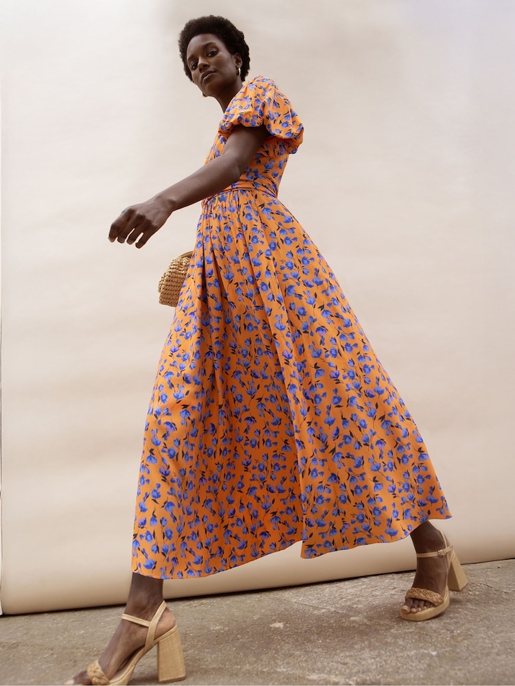 Ro&Zo Floral Puff Sleeve Dress - صورة 1 من 4 Ro&Zo Floral Puff Sleeve Dress - صورة 1 من 4