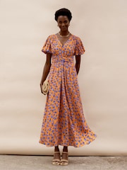 Ro&Zo Floral Puff Sleeve Dress - صورة 2 من 4