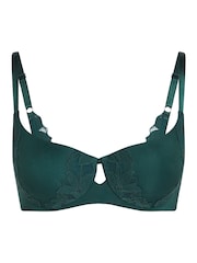 Hunkemoller Green Lana Padded Underwired Bra - Image 4 of 5