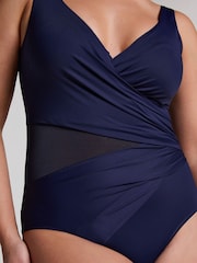 Hunkemöller Shaping Shell Mesh Black Swimsuit - Image 2 of 5