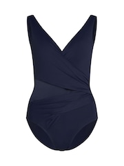 Hunkemöller Shaping Shell Mesh Black Swimsuit - Image 4 of 5