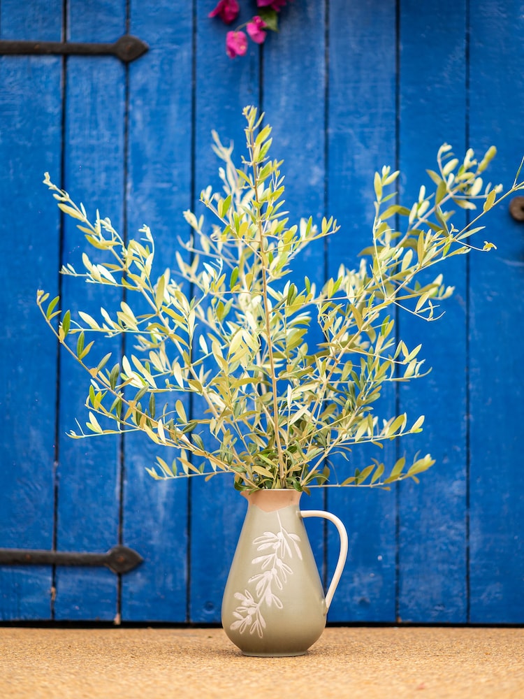 Purer Home X Eden Project Olive Print Jug - Image 1 of 2