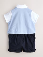 Baker by Ted Baker Smart Bow Tie Rompersuit - Image 2 of 4