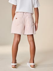 وردي فراولة - Embroidered Bermuda Shorts (3-16yrs) - صورة 2 من 3