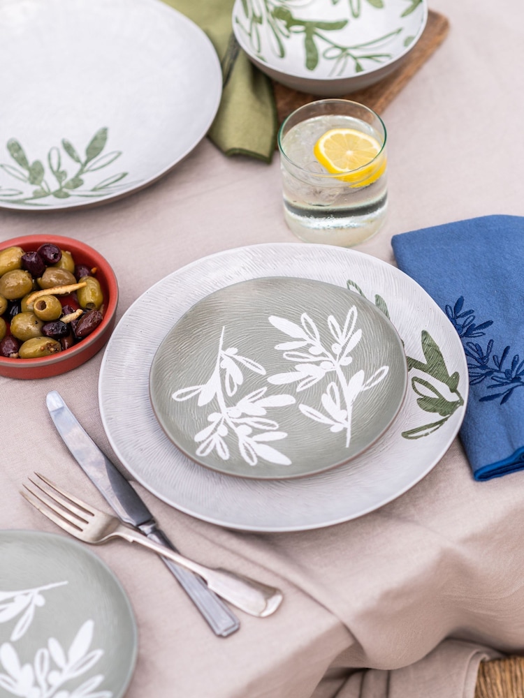 Purer Home X Eden Project Set of 4 Olive Side Plates - Image 2 of 5