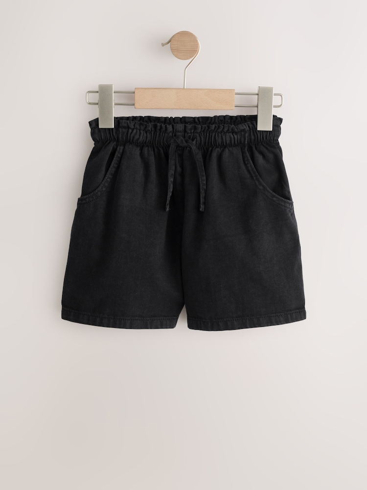 Black Denim Shorts (3-16yrs) - Image 1 of 4