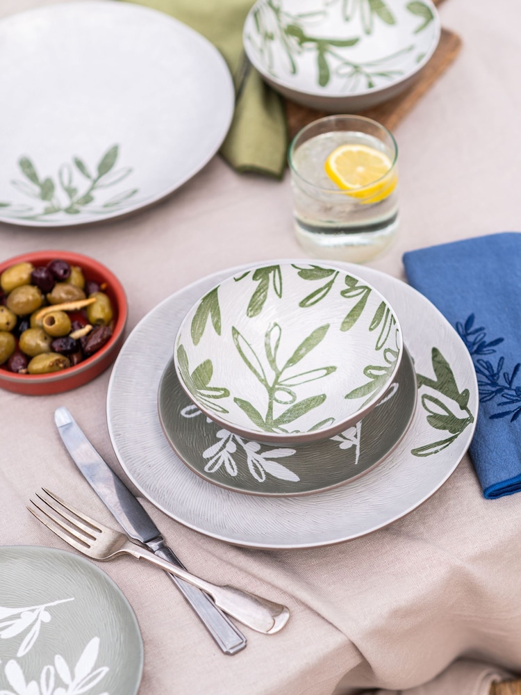 Purer Home X Eden Project Set of 4 Olive Cereal Bowls - Image 1 of 4