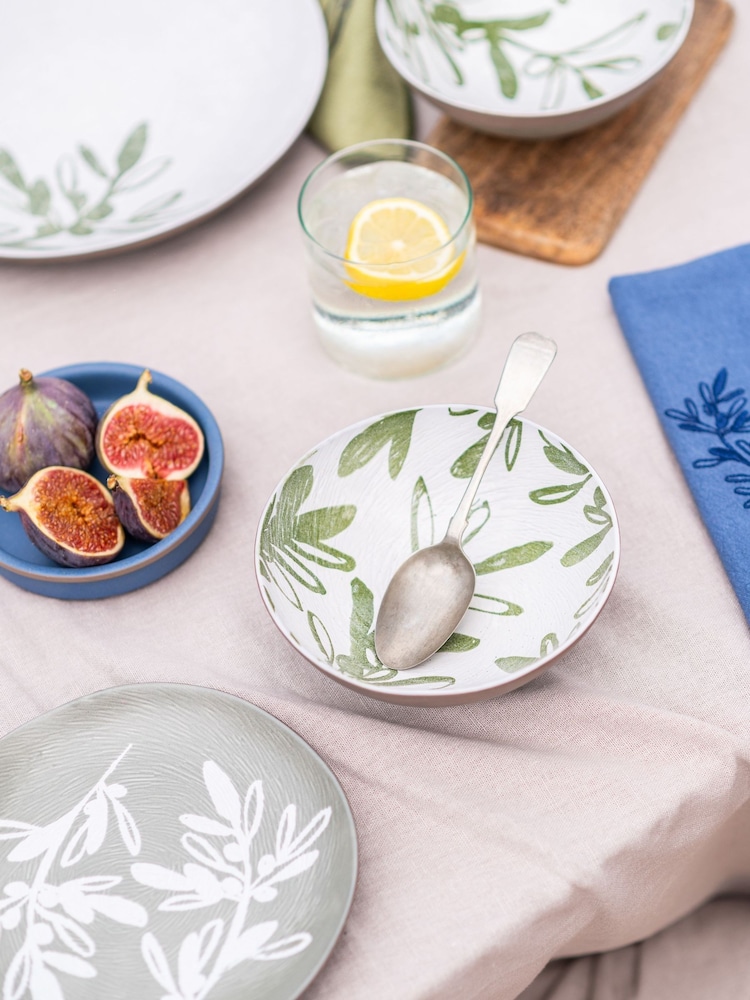 Purer Home X Eden Project Set of 4 Olive Cereal Bowls - Image 2 of 4