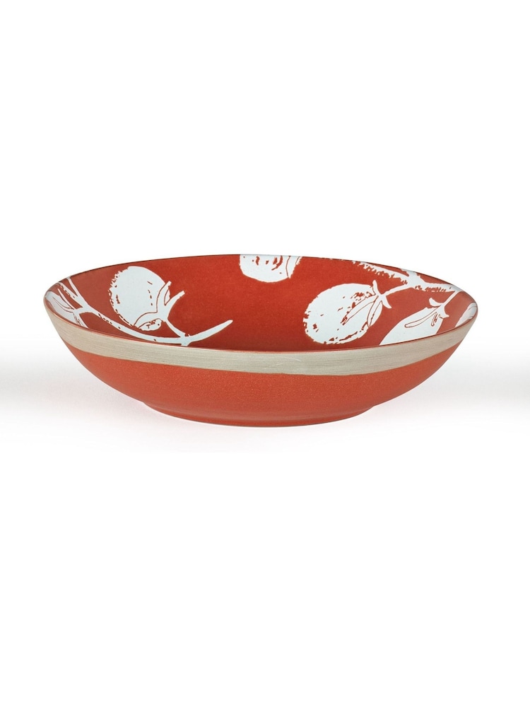 Purer Home X Eden Project Set of 3 Red Pasta Bowls Bowls - Image 2 of 3