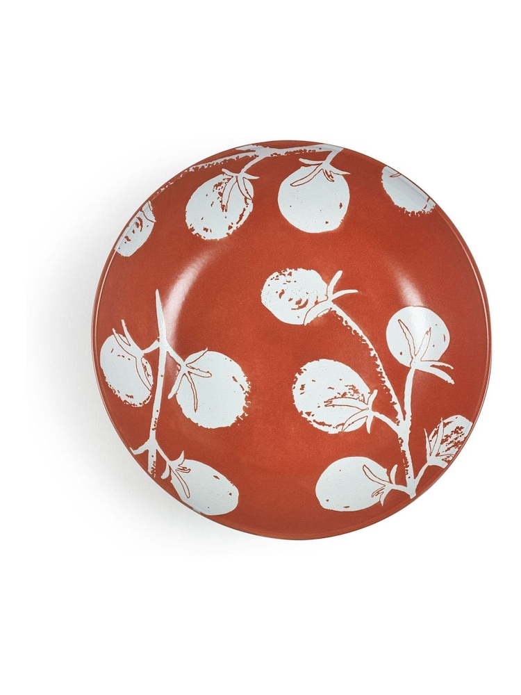 Purer Home X Eden Project Set of 3 Red Pasta Bowls Bowls - Image 3 of 3
