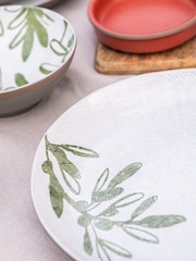 Purer Home X Eden Project Set of 4 White Dinner Plates - Image 2 of 4