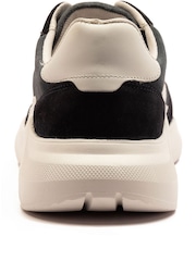 Off The Hook Blue Collins Casual Lace-Up Leather Trainers - Image 9 of 10
