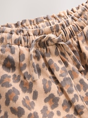 Leopard Denim Shorts (3-16yrs) - Image 3 of 5