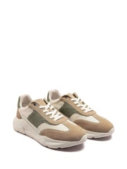Off The Hook Brown Collins Casual Lace-Up Leather Trainers - Image 5 of 10