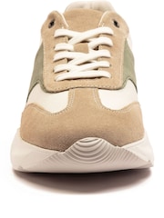 Off The Hook Brown Collins Casual Lace-Up Leather Trainers - Image 8 of 10
