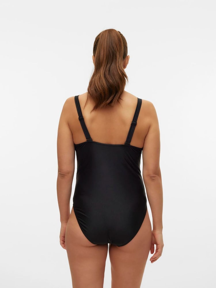 Mamalicious Black Maternity Nursing Swimsuit - Image 2 of 4