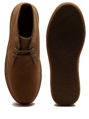Off The Hook Brown Jethro Suede Leather Casual Lace-Up Chukka Boots - Image 10 of 10