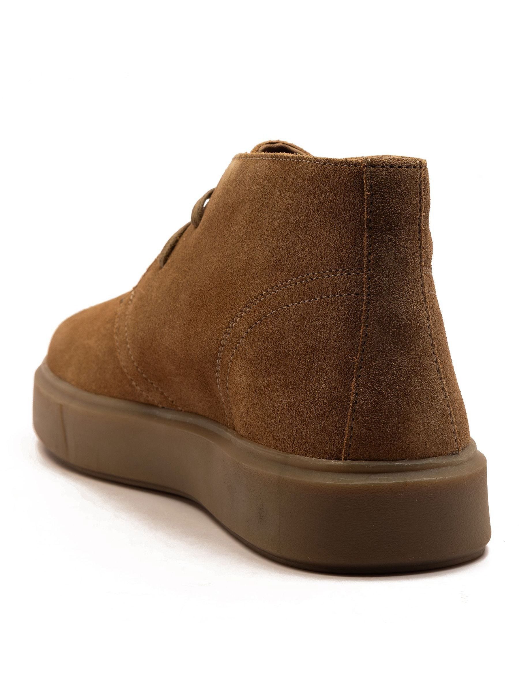 Buy Off The Hook Brown Jethro Suede Leather Casual Lace-Up Chukka