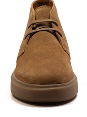 Off The Hook Brown Jethro Suede Leather Casual Lace-Up Chukka Boots - Image 7 of 10