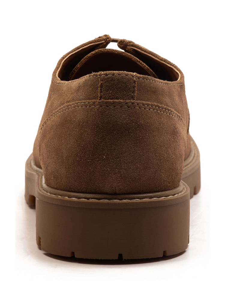 Buy Off The Hook Brown Jovi Casual Lace-Up Suede Leather Boat