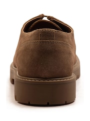 Off The Hook Brown Jovi Casual Lace-Up Suede Leather Boat Shoes - Image 8 of 10