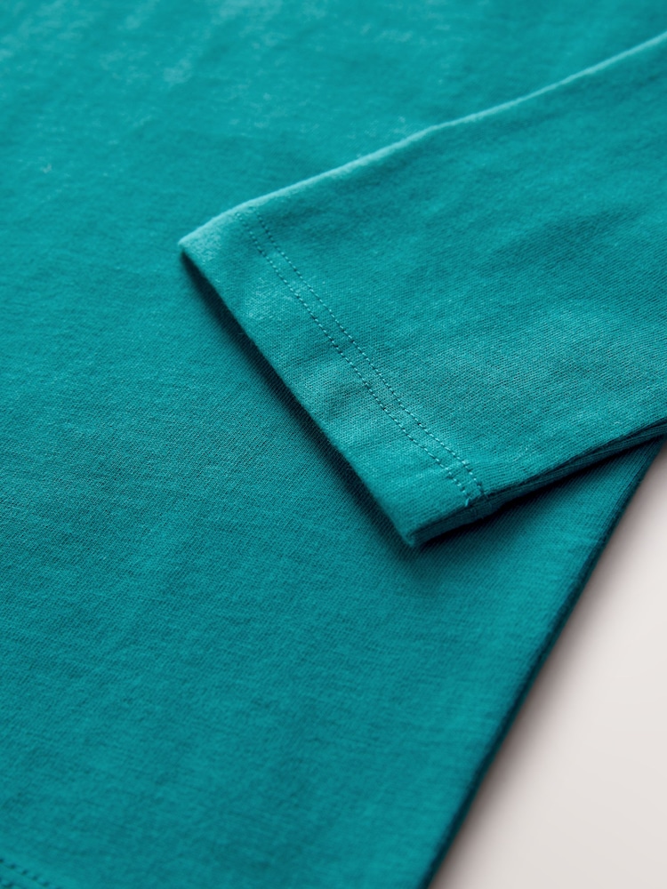 Teal Blue Long Sleeve Top (3-16yrs) - Image 7 of 7 Teal Blue Long Sleeve Top (3-16yrs) - Image 7 of 7