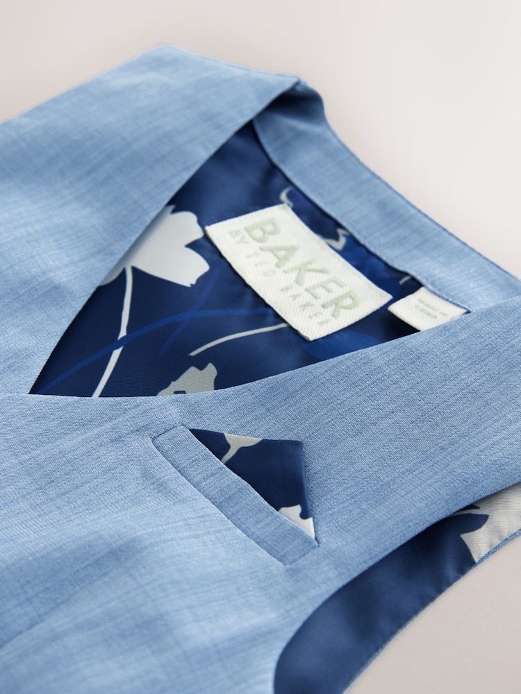 Next：日本 ブルー - Baker by Ted Baker シャツ、ベスト＆ショート 