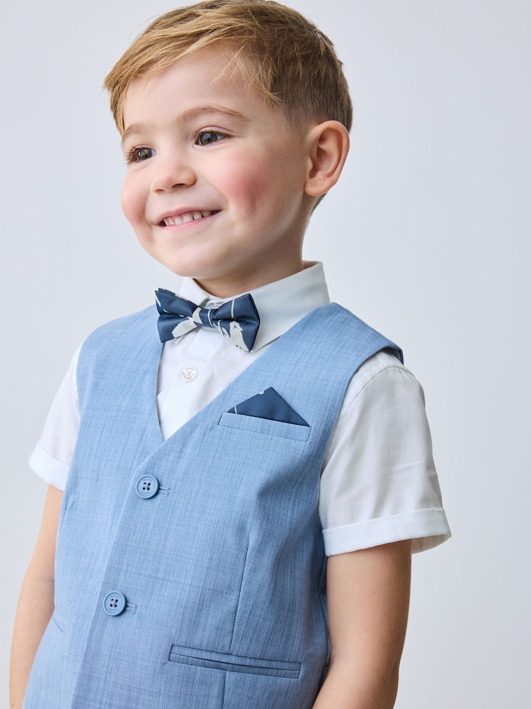 Next：日本 ブルー - Baker by Ted Baker シャツ、ベスト＆ショート 