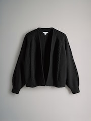 The Set Cream/Black 2 Pack Knitted Cable Cardigans - Image 2 of 5