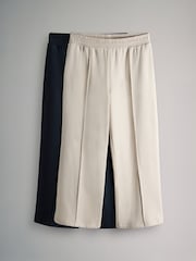بحري/ حجري - The Set 2 Pack Pintuck Wide Leg Joggers - صورة 1 من 5