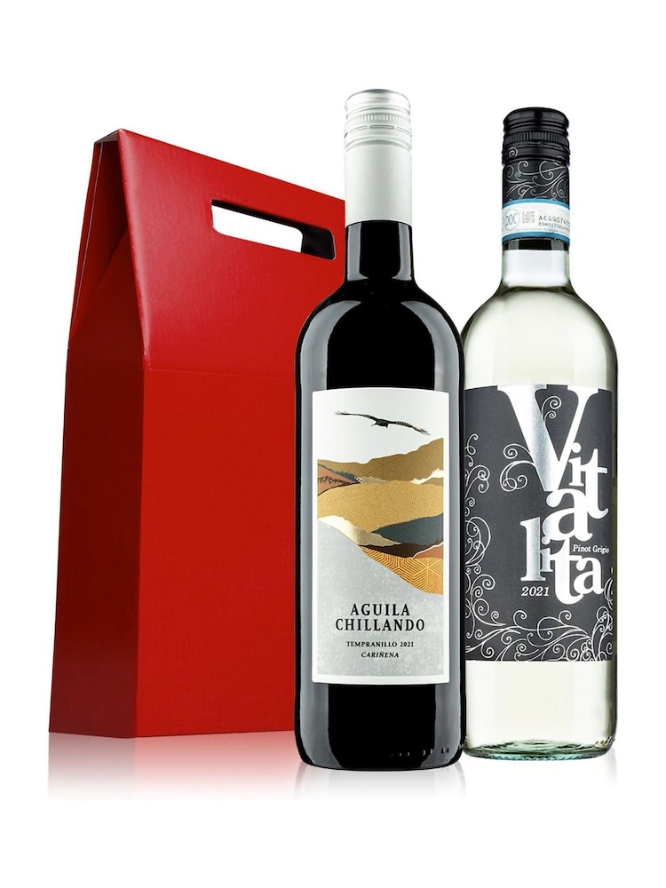 Virgin Wines Must Have Mixed Duo In Red Gift Box - Image 1 of 1 Virgin Wines Must Have Mixed Duo In Red Gift Box - Image 1 of 1