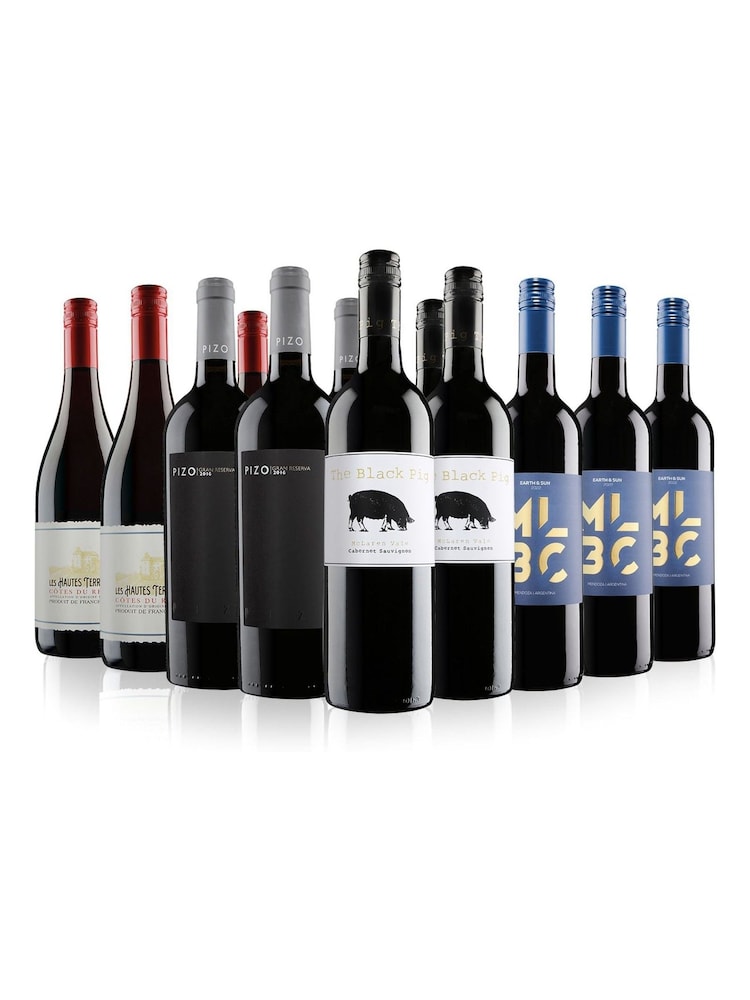 Virgin Wines Luxury 12 Bottle Red Wine Case - Image 1 of 1