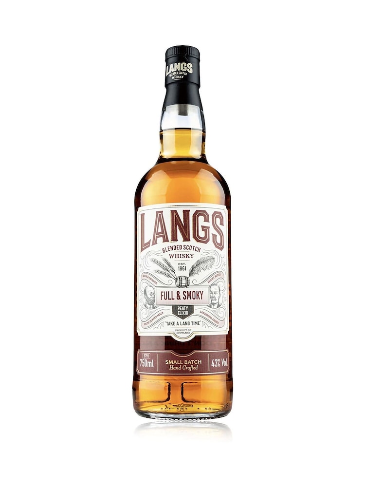 Virgin Wines Langs Full Smoky Blended Scotch Whisky - Image 1 of 1
