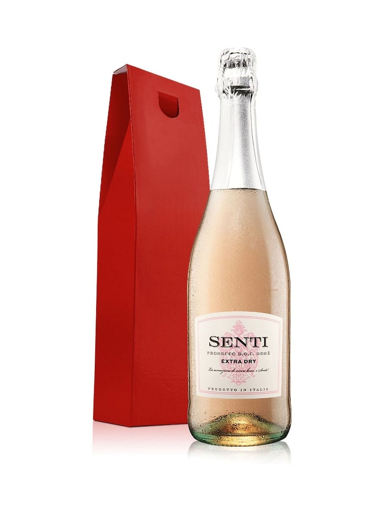 Virgin Wines Prosecco Rose in Red Gift Box - Image 1 of 1