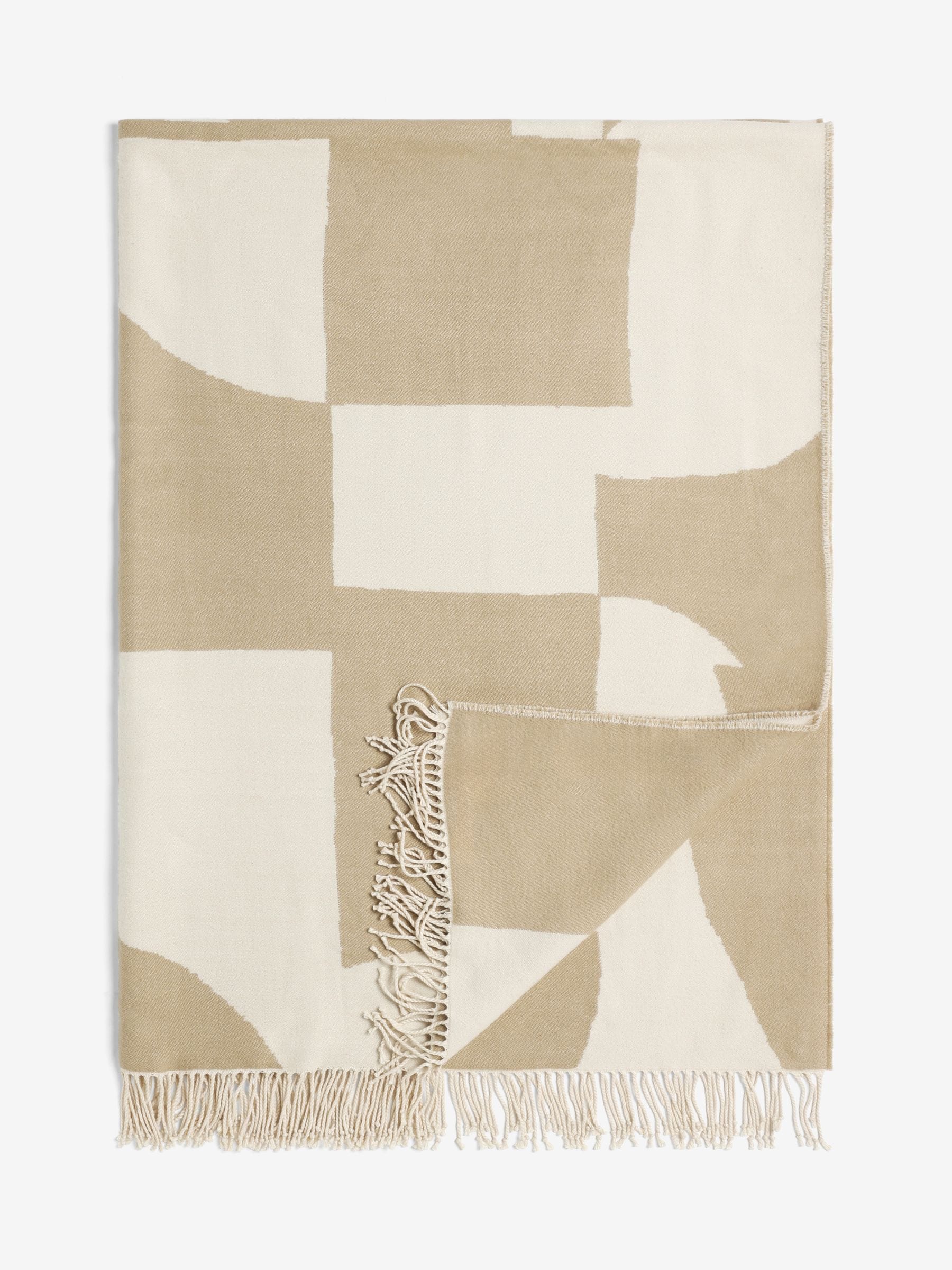 Buy Natural Smart Global Abstract Throw from Next USA