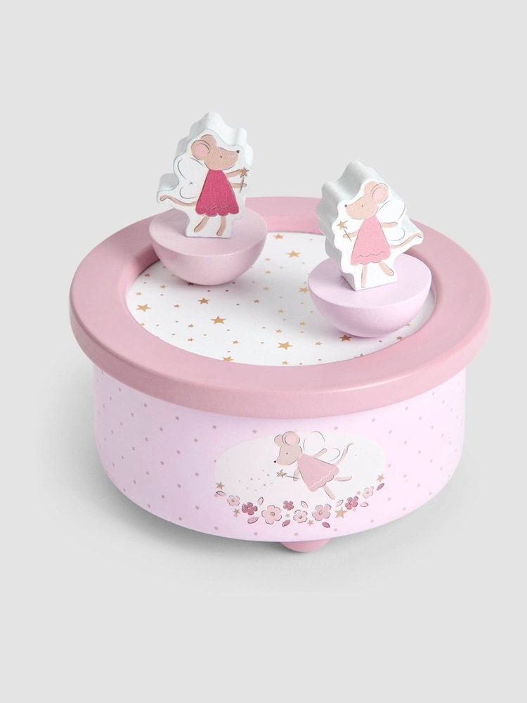 JoJo Maman Bébé Pink Fairy Mouse Music Box - Image 1 of 4