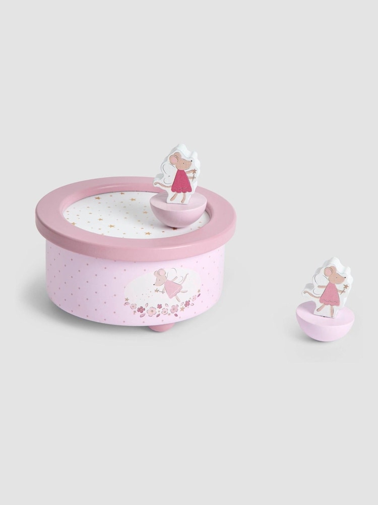 JoJo Maman Bébé Pink Fairy Mouse Music Box - Image 2 of 4