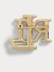 Lauren Ralph Lauren Gold Rope Box Pin - Image 2 of 3