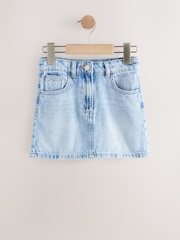 Light Blue Heart Pocket Denim Skirt (3-16yrs) - Image 6 of 9