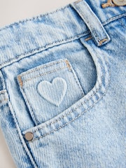 Light Blue Heart Pocket Denim Skirt (3-16yrs) - Image 9 of 9