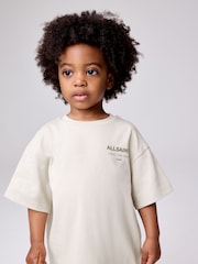 smALLSAINTS Neutral Younger Boys Oversized Underground Crew T-Shirt - Image 2 of 9