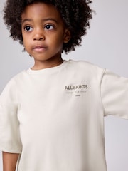 smALLSAINTS Neutral Younger Boys Oversized Underground Crew T-Shirt - Image 4 of 9