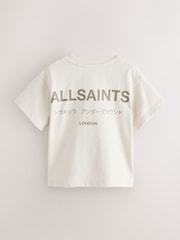 smALLSAINTS Neutral Younger Boys Oversized Underground Crew T-Shirt - Image 6 of 9