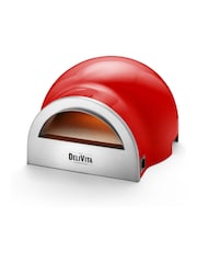 DeliVita Chilly Red Dual Fuel Gas Oven - Image 2 of 5