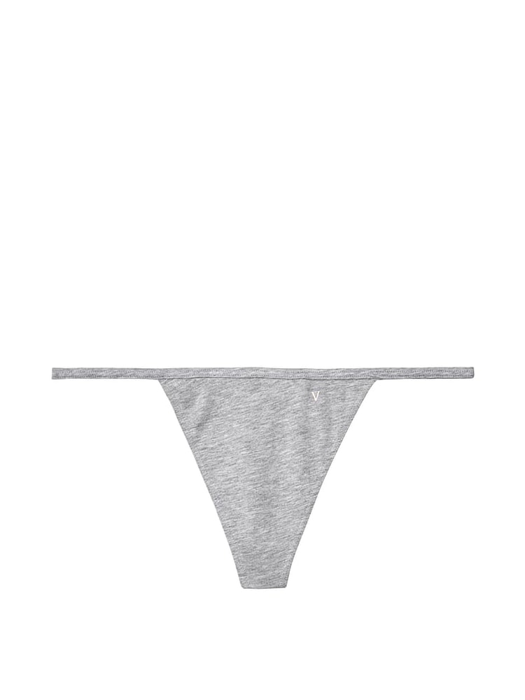 Victoria's Secret Medium Heather Grey G-String Knickers - Image 3 of 3