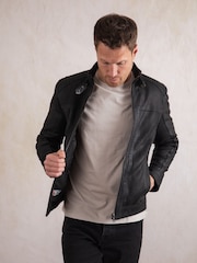 Lakeland Leather Black Wilton Jacket - Image 5 of 7