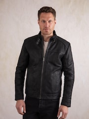 Lakeland Leather Black Wilton Jacket - Image 6 of 7
