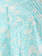White Stuff Blue Charlotte Midi 100% Organic Cotton Skirt - Image 6 of 6