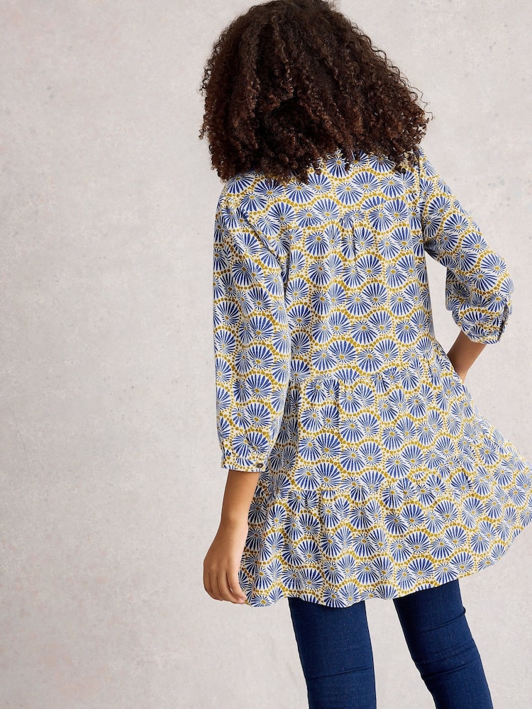 White Stuff Blue 100% Cotton Marta Tunic - Image 2 of 6