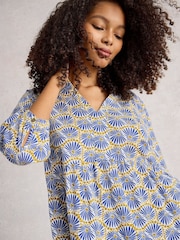 White Stuff Blue 100% Cotton Marta Tunic - Image 4 of 6